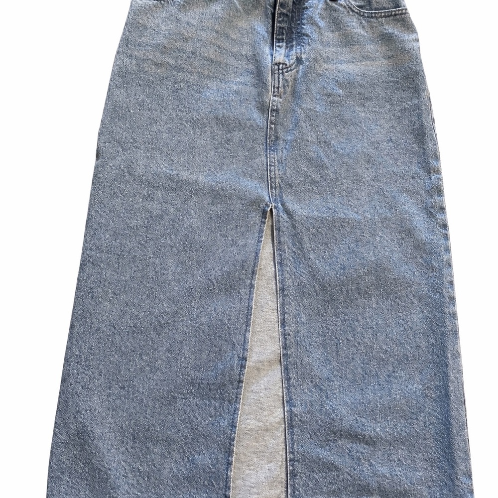 Forever 21 Blue Denim Pencil Skirt
